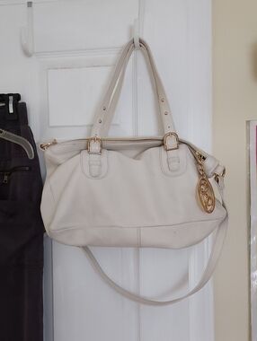 Onna Ehrlich Winter White Leather Bag